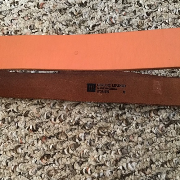Gap Tan Leather Belt Sz. S‎ - Picture 2 of 3